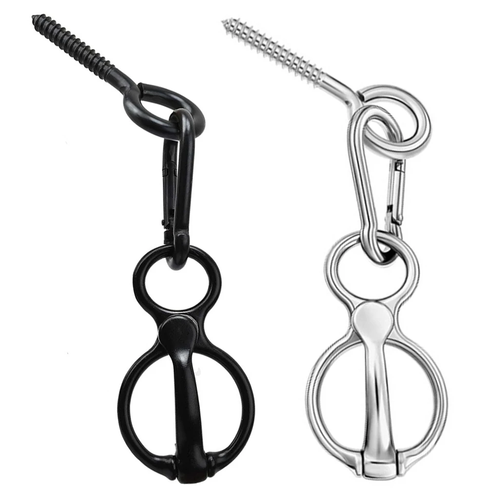 1 Set Heavy-Duty Horse Tie Ring Stainless Steel Horse Accessories Horse Training Equipment for Horses