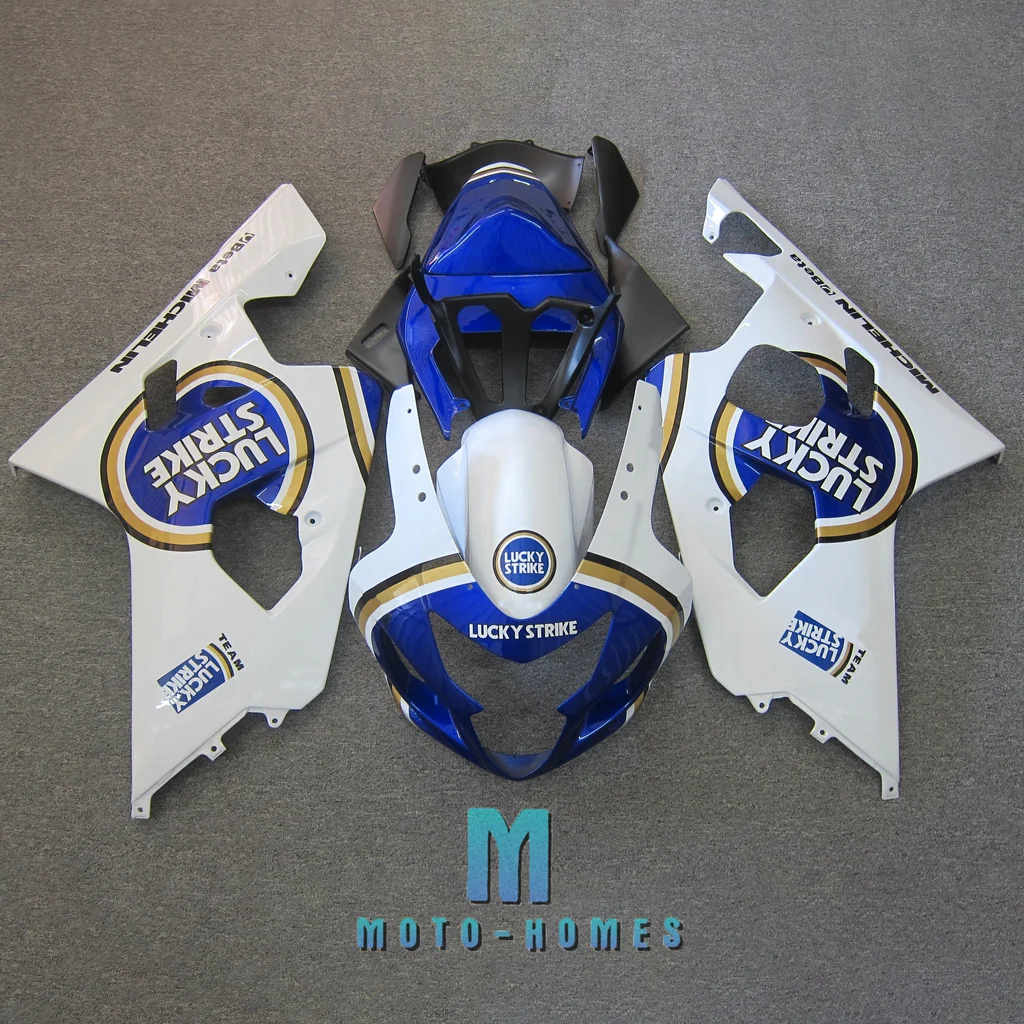 Moto Fairings Kit for SUZUKI GSXR600 GSXR750 04 05 GSXR 600 GSXR 750 2004 2005 K4 Injection Mold Hot Sale Bodywork Lucky Strike