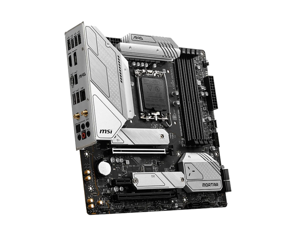 Imagem -03 - Msi-placa-mãe Mag B660m Mortar Wi-fi Ddr4 Lga 1700 14700k 13900f 13700f 13400 12400f 12100 Cpu 128gb Micro-atx