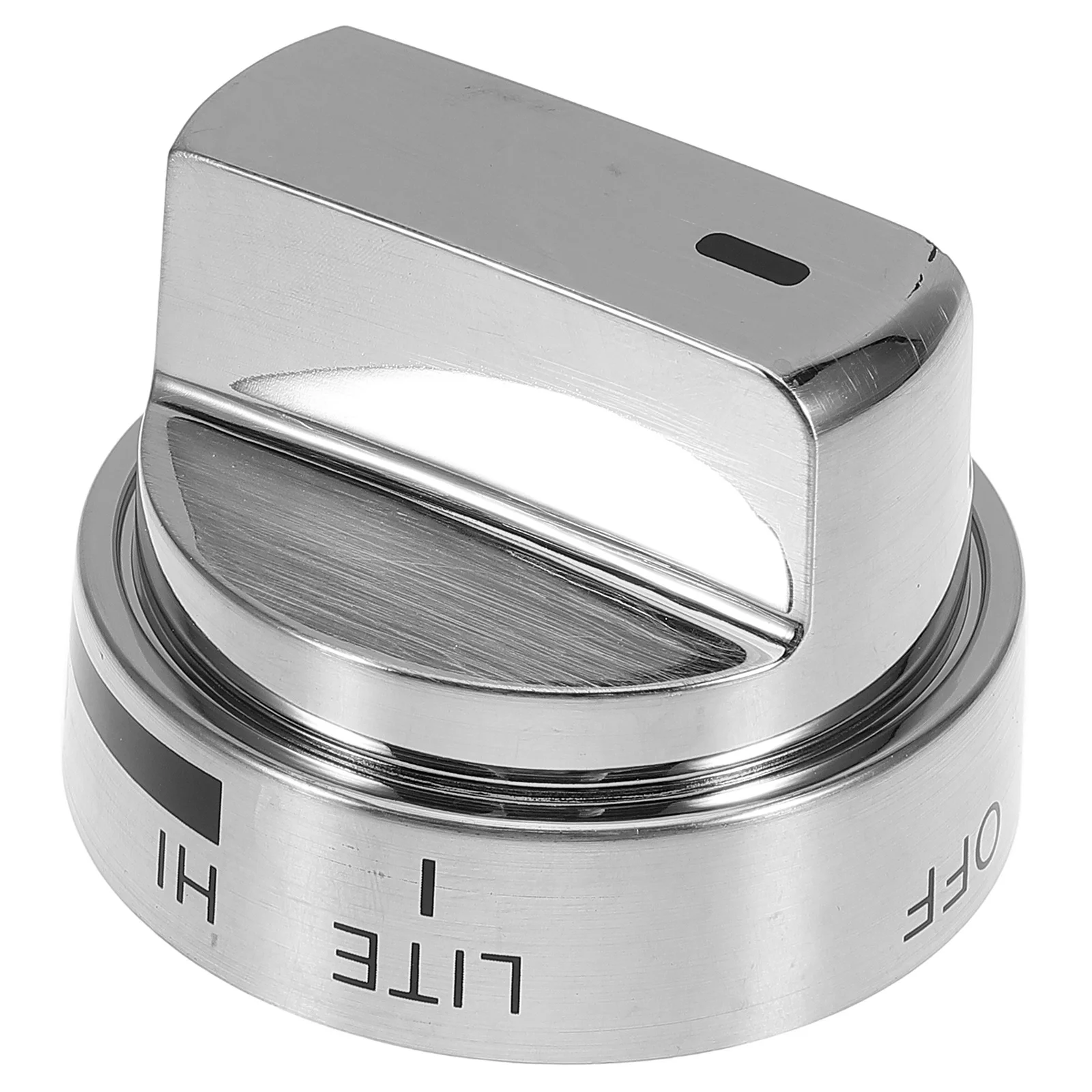

Universal Stove Knob Replacement Set Durable Oven Temperature Control Panel Selector Dial Fit Various Models Stainless Steel