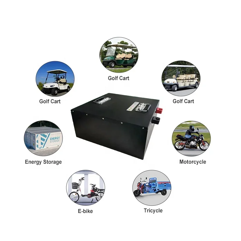 

48V 100AH Battery Pack Lithium ion 1000 High Cycle Life Energy Storage Battery for Golf Cart