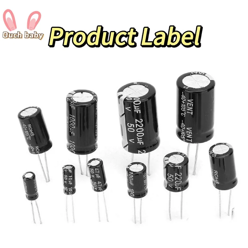 100V Aluminum Electrolytic Capacitor 10UF 22UF 33UF 47UF 100UF 220UF 330UF 470UF 680UF 1000UF