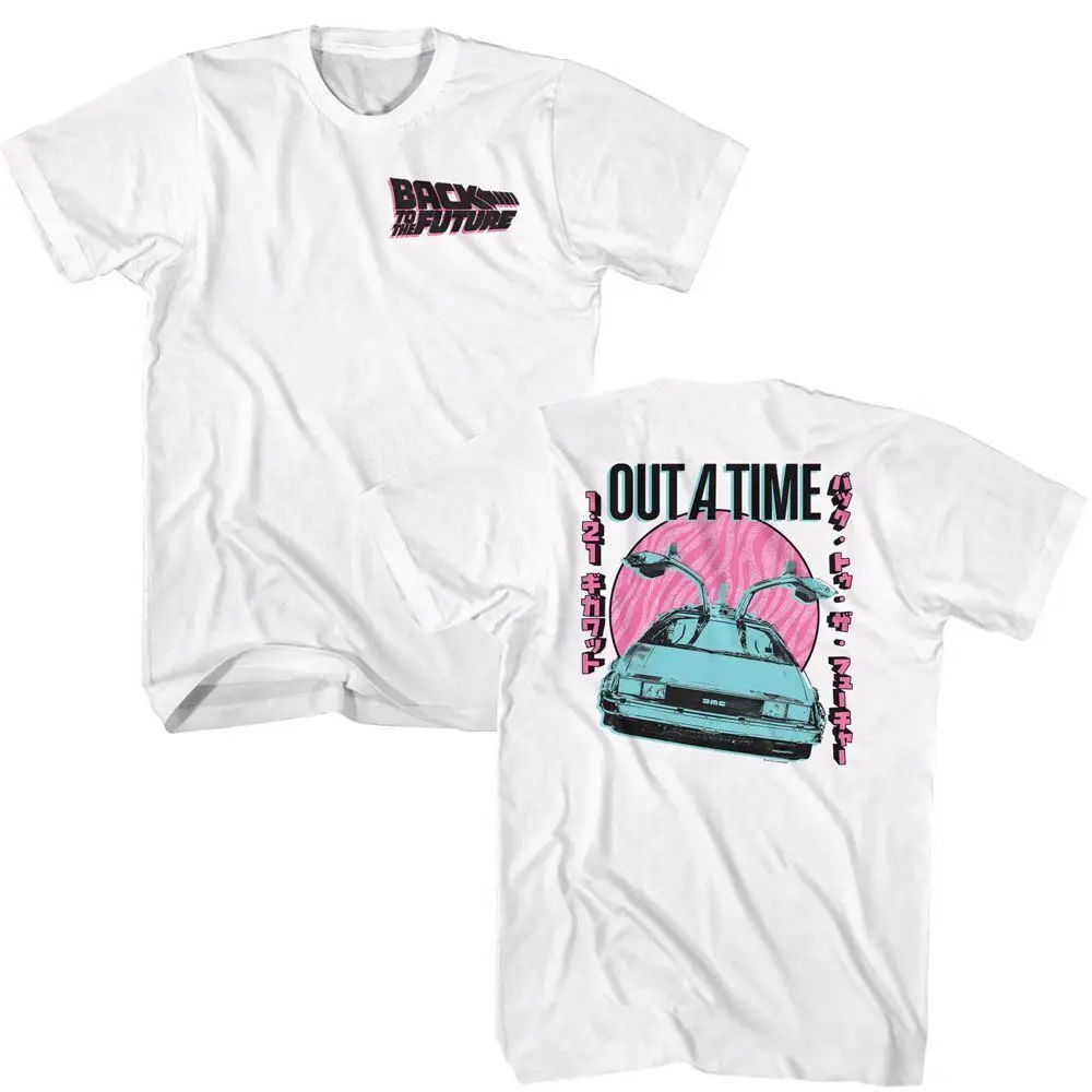 Back To The Future Outatime Pastel Movies T Shirt