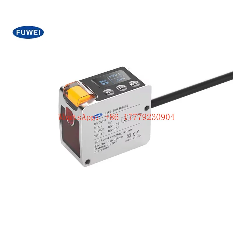 

FLRS Series Laser Displacement Ranging Detection Sensor TOF Background Suppression Material Level Measurement Optical