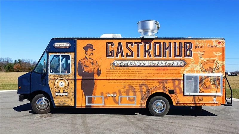 تخصيص الغذاء شاحنة عربة الوجبات السريعة مقطورة الطبخ فان وجبة خفيفة همبرغر البيتزا القهوة بيع عربات