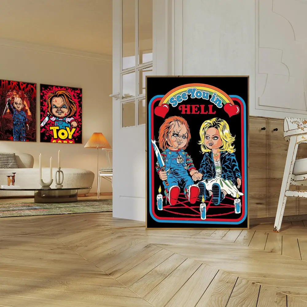 Classic Chucky Horror Movie Classic Movie Posters HD Quality Poster Wall Art Painting Study Nordic Home Decor