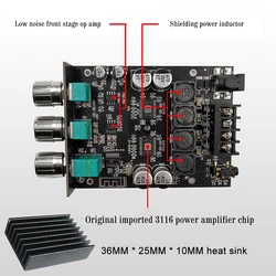 ZK-1002T Bluetooth-Compatible HIFI 2.0 Channel Amplifier Stereo Speaker Boards