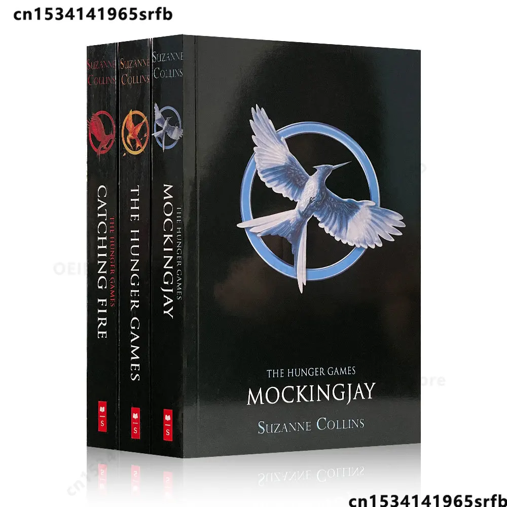 3 Books/Set The Hunger Games / Catching Fire / Mockingjay In English Original Film Novel Book For Adult