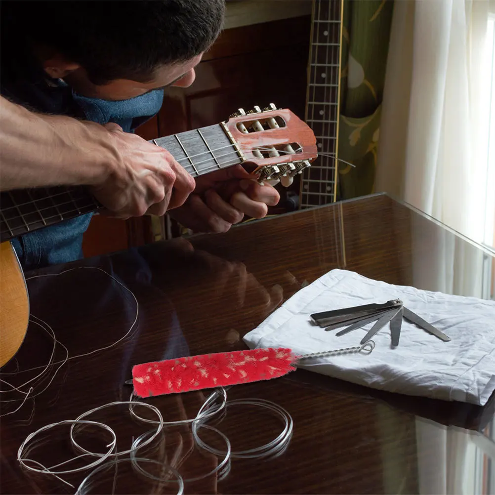 2 шт., набор щеток для чистки кларнета, мягкая щетина, очиститель шеи для деревянных духовых инструментов, набор для ухода за флейтой, щетка для чистки флейты