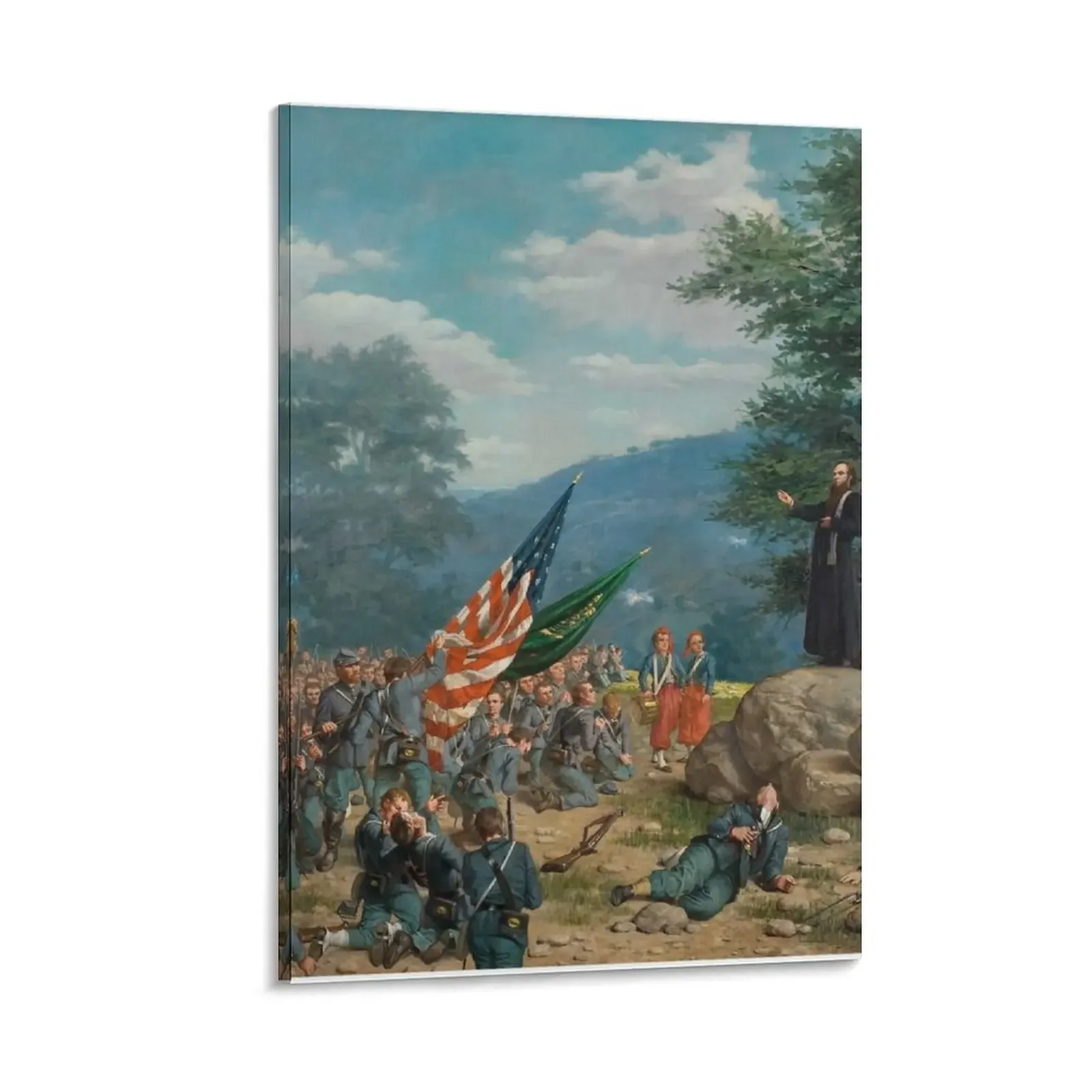 

American civil war Gettysburg absolution Canvas Painting home decorations Decorative picture