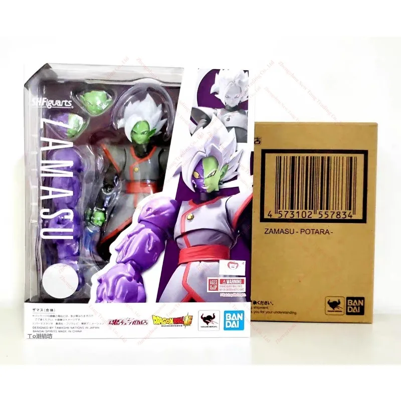 En Stock Bandai Soul Limited SHF Dragon Ball combinación Zamas muñeca de acción juguete colección regalos