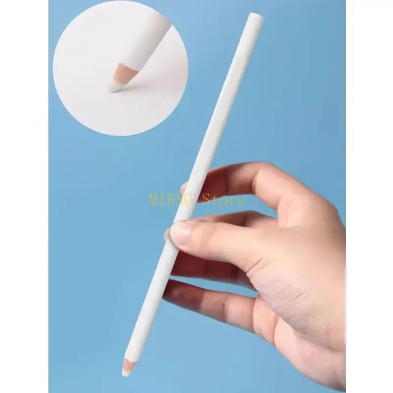 10 PCS White Magics Erasers Pen a borde madera para trabajos detalles precisos en dibujo proyectos dibujo y