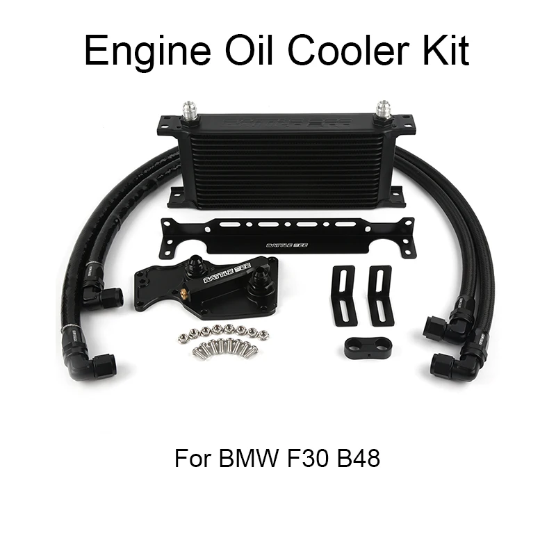 

BATTLE BEE Oil Cooler Kit Radiator Oil Cooling Filter Sandwich Plate Adapter for BMW F series F30 320i 325i 2.0T B48 BB-OCK-119