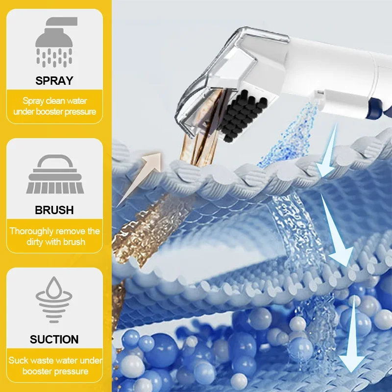 OEM 다목적 휴대용 딥 카펫 클리너, 소파 진공 실내 장식 클리너, 강력한 실내 장식 코드, 카펫 스팟 클리너