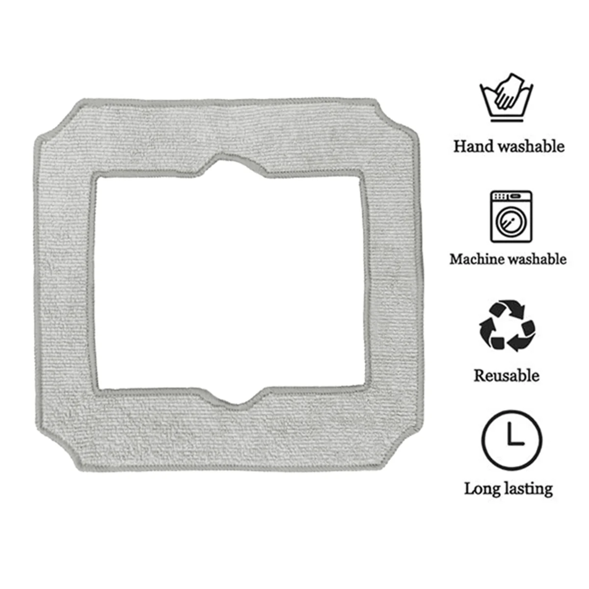 

ABLQ 10 шт. моющиеся тряпки для швабры, тряпка для чистки мини-оконного пылесоса, сменные аксессуары для робота