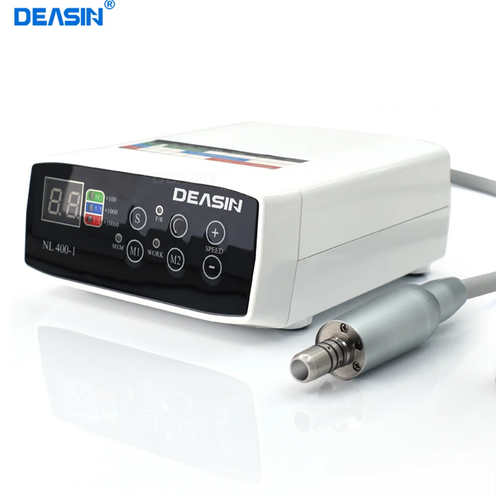 Dental Clinical Brushless LED micro Motor Can Work With 1:5 1:1 16:1 Contra Angle Dentist Low Speed Handpiece DEASIN