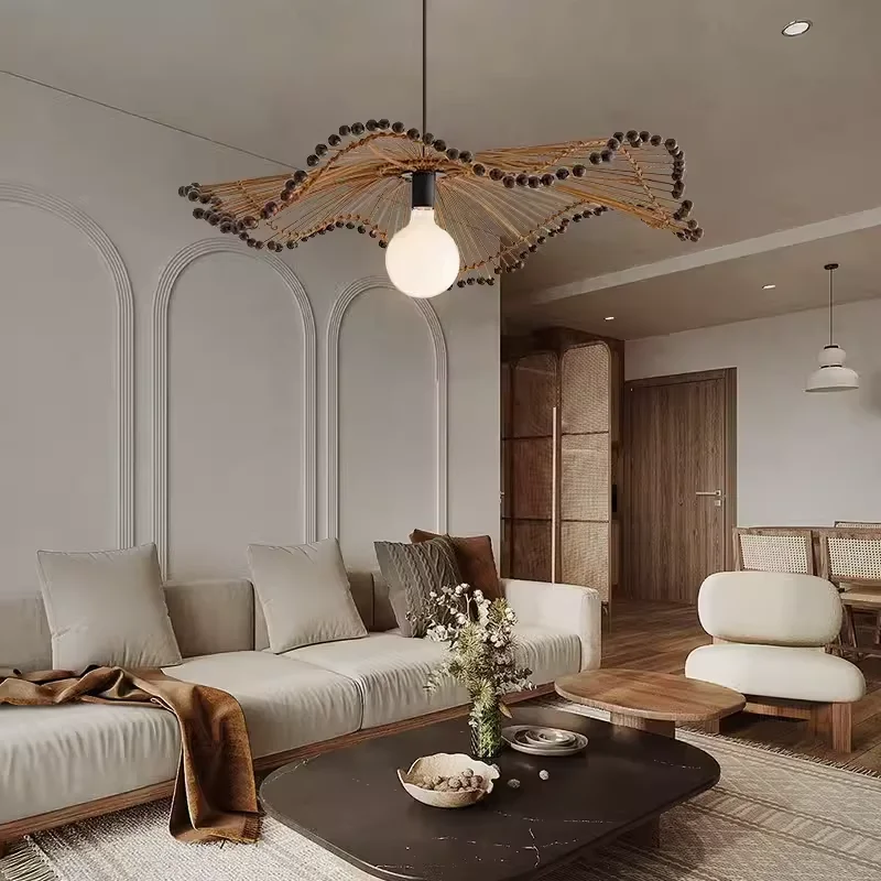 Japanse stijl Wabi Sabi handge - Wicker Pendant Shade recensie en prijs