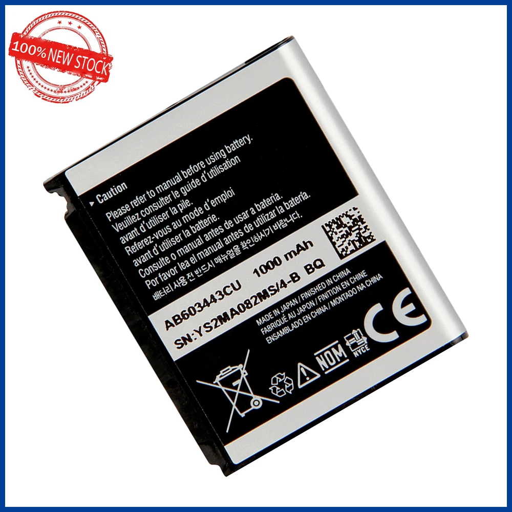 AB603443CU AB603443CC AB603443CE Replacement Battery For Samsung S5230C F488E G808E L870 W159 S7520U GT-S5233 G800 S5230 F539