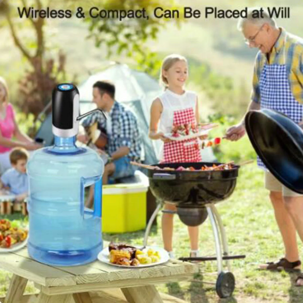 Water Bottle Pump 5 Gallon USB Charging Automatic Drinking Portable Electric Water Dispenser Switch