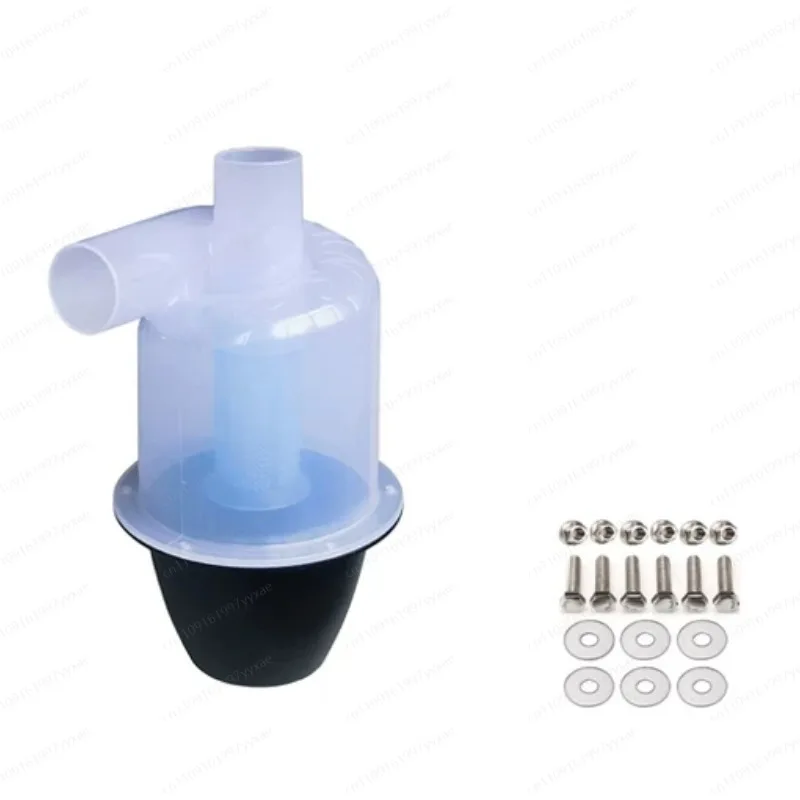 Transparent cyclone dust collector, industrial dust collection system