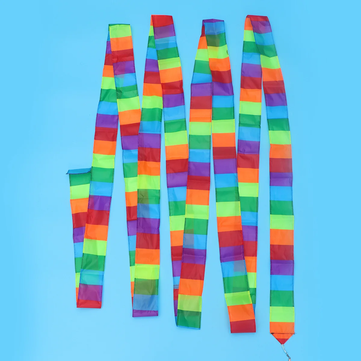 15m arco-íris cauda flutuante girando kite streamer acessório de voo ao ar livre para estabilidade aprimorada e movimento colorido no céu