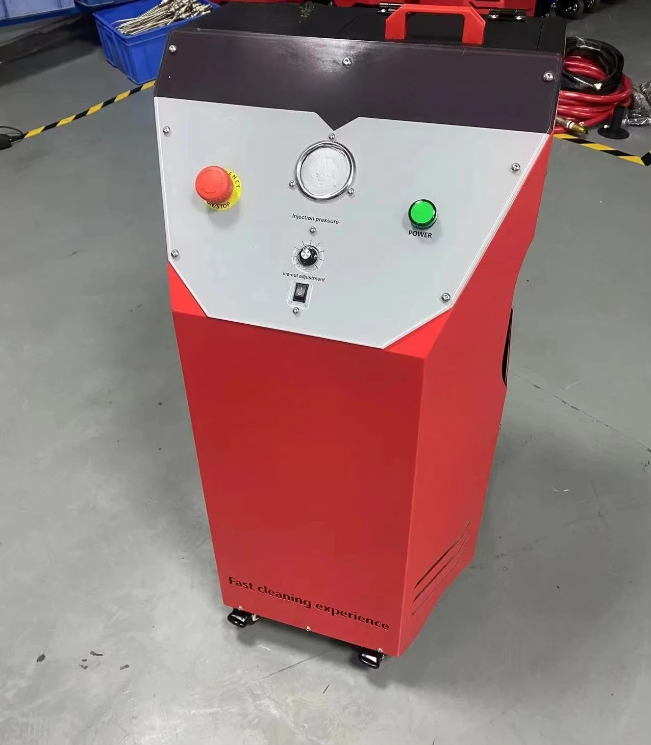 تنظيف الضغط العالي للأجزاء الميكانيكية ومعدات الإنتاج لمنظفات الثلج الجافة الصناعية دون الحاجة للمياه #4