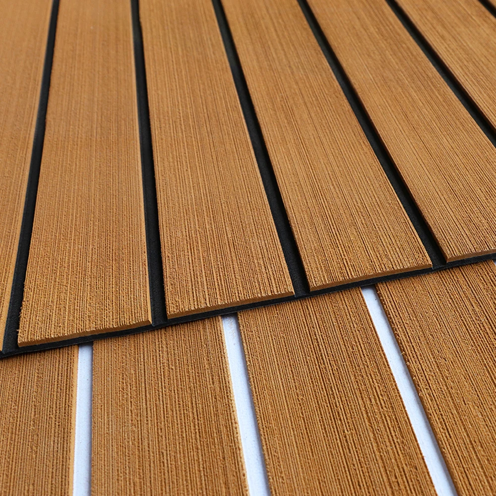 2400*410*6mm EVA Foam Boat Sheet Pad Marine Floor Decking antiscivolo in Teak adatto per Yacht RV Surfboard accessori per la pesca