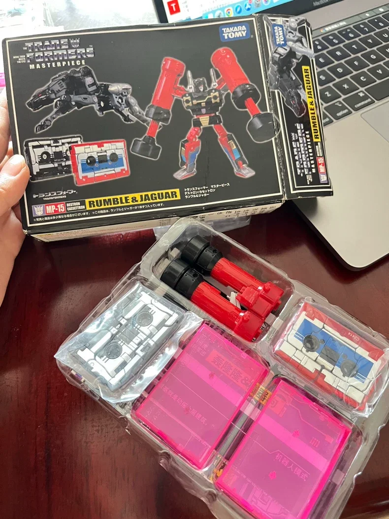 In Stock Transformers Masterpiece MP15 MP16 KO Frenzy Buzzsaw Rumble Jaguar Action Figures Robot Model Kids Gift Toys Hobbies