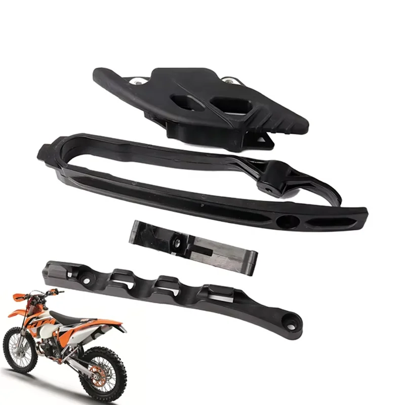 

4 Pcs Motorcycle Chain Guide Protector Pulley Tubing Clamp Kit For SX SXF XC XCF XCW XCFW XWF EXC GASGAS
