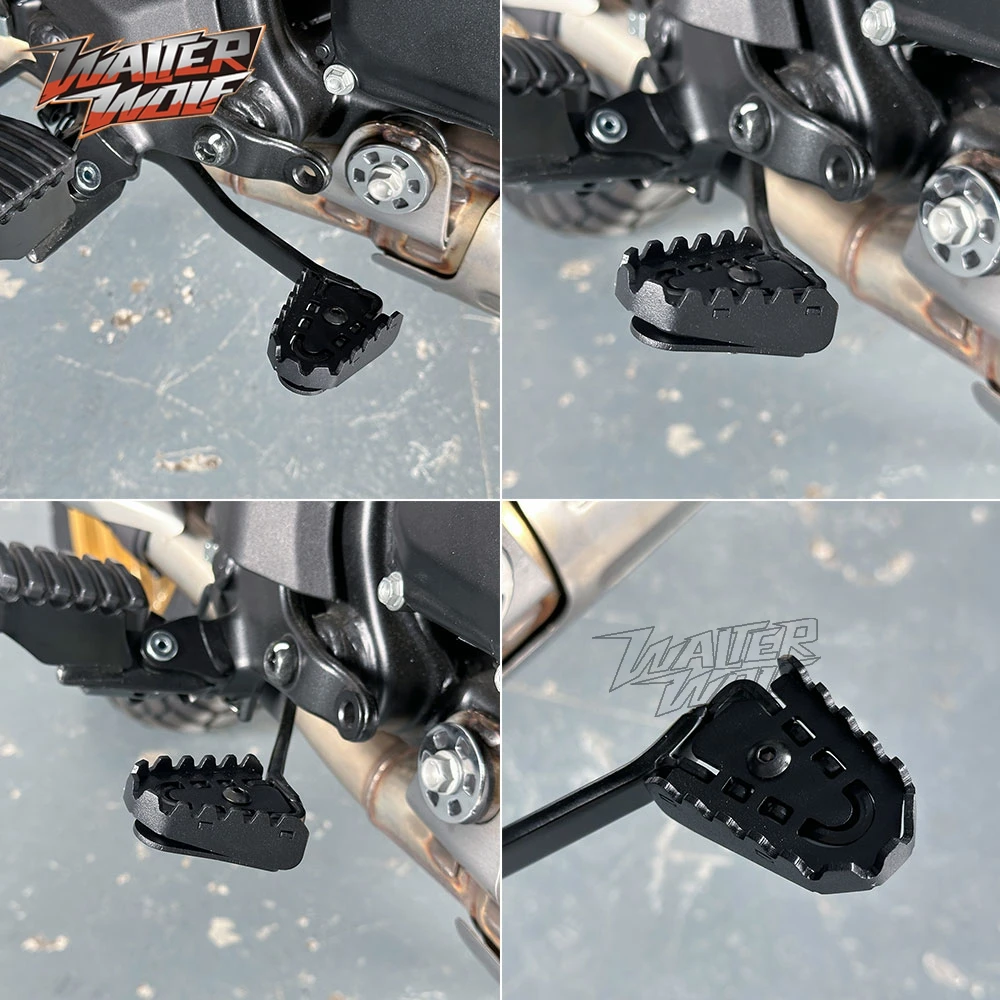 Pedal de freno de pie, placa de aumento para Honda XL750 Transalp 750, 2023-2024, extensión de palanca de freno de pie, soporte de puntas extensoras