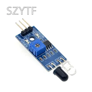 1 adet IR kızılötesi engel kaçınma sensörü modülü Arduino için akıllı araba Robot 3-Wire yansıtıcı fotoelektrik