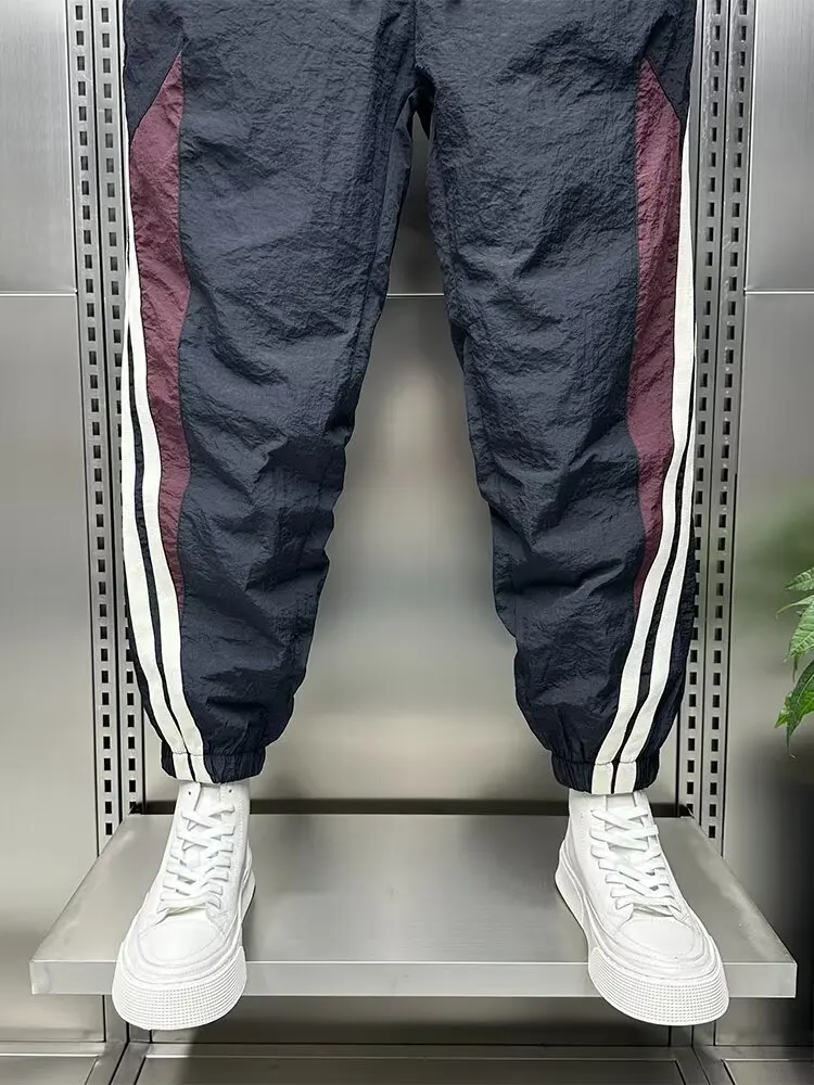 Männer Casual Gerade Bein Baggy Hiphop Sport Gym Hosen Für Männer Hosen Lose Trendy Hong Kong Stil Herren Jogger Kleidung – Detail 9
