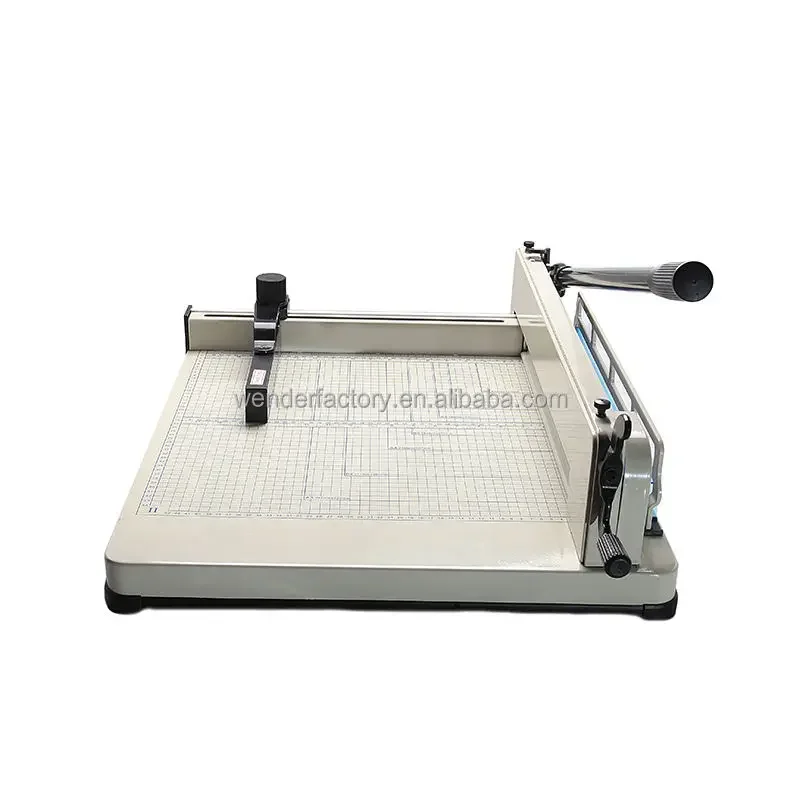

For WD-858 Customized Size School And Office Heavy Duty Desktop Manual A4 Paper Size Guillotine Paper Cutter Machines