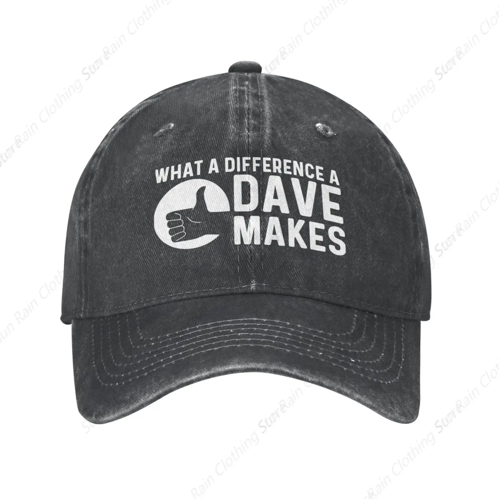 What A Difference A Dave Makes Hat Women Dad Hats Cool Cap Baseball Caps