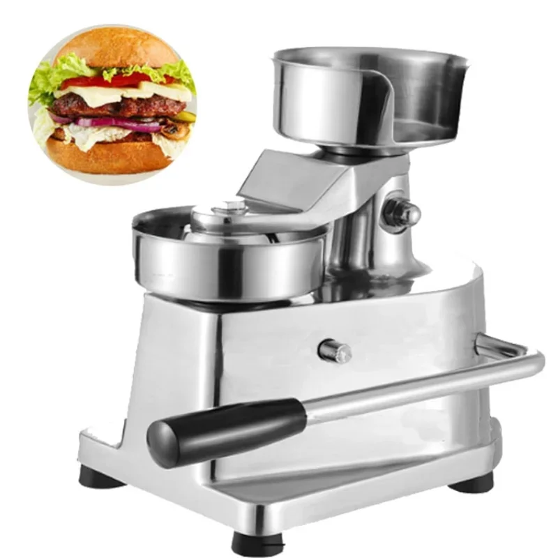 * Máquina formadora de hamburguesas de carne Manual para hamburguesas, prensa para hamburguesas, tienda comercial de hamburguesas para el hogar, estilo occidental