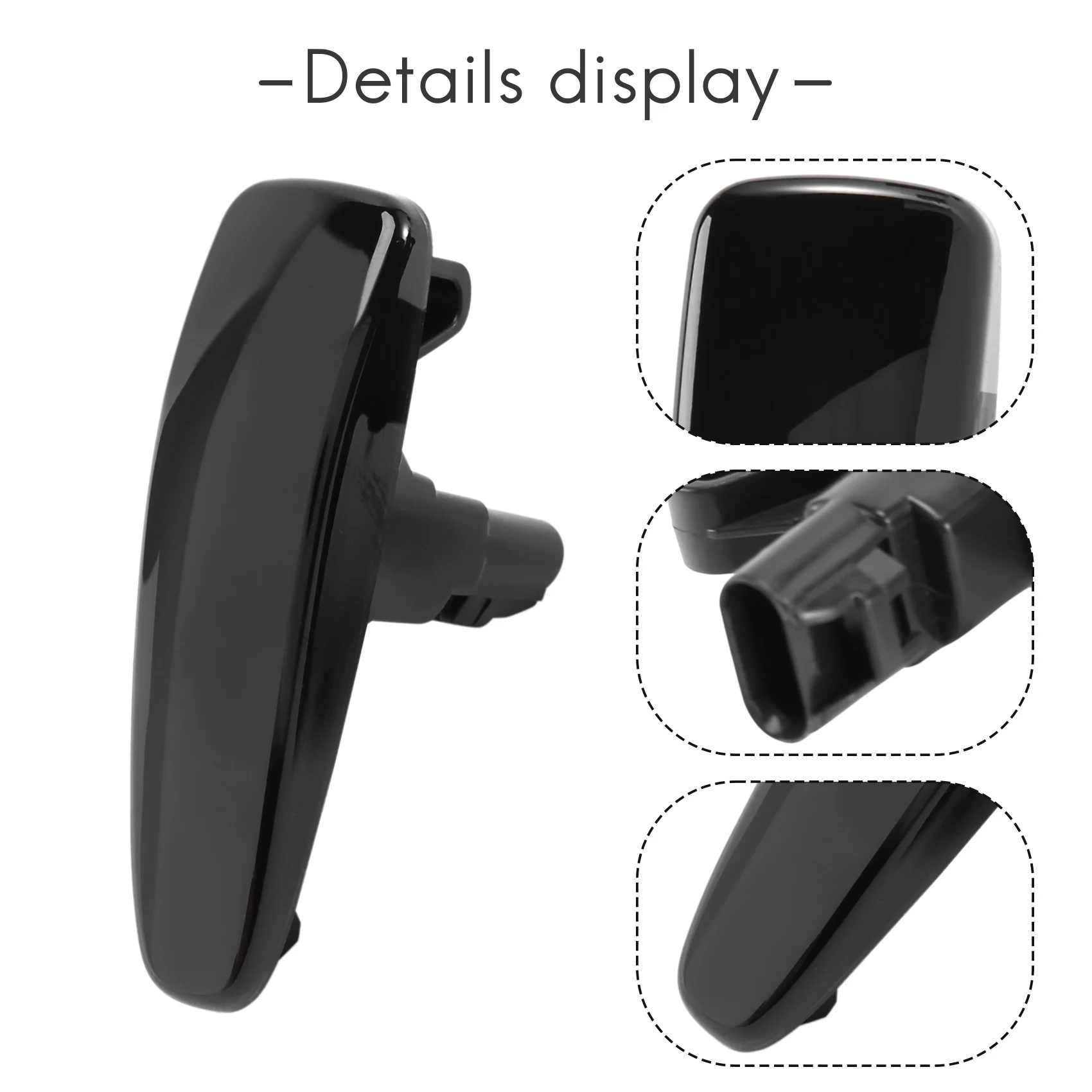 AT77 дымчатые линзы янтарного цвета, полностью светодиодные динамические передние боковые габаритные огни для Mitsubishi Lancer Evo X Mirage Outlander Sport 2011-2020