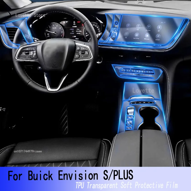 

For Buick Envision S/PLUS(2020-2023) Car GPS Navigation Protective LCD TPU Screen Protector Anti-Scratch Film Fitting PPF