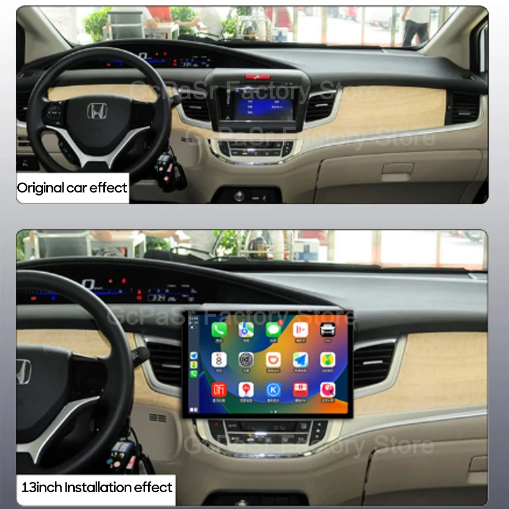 13 inch Android QLED Cam For Honda Jade 2015 - 2020 Autoradio Carplay Navigation Bluetooth Multimedia Player 5G WIFI No 2din DVD