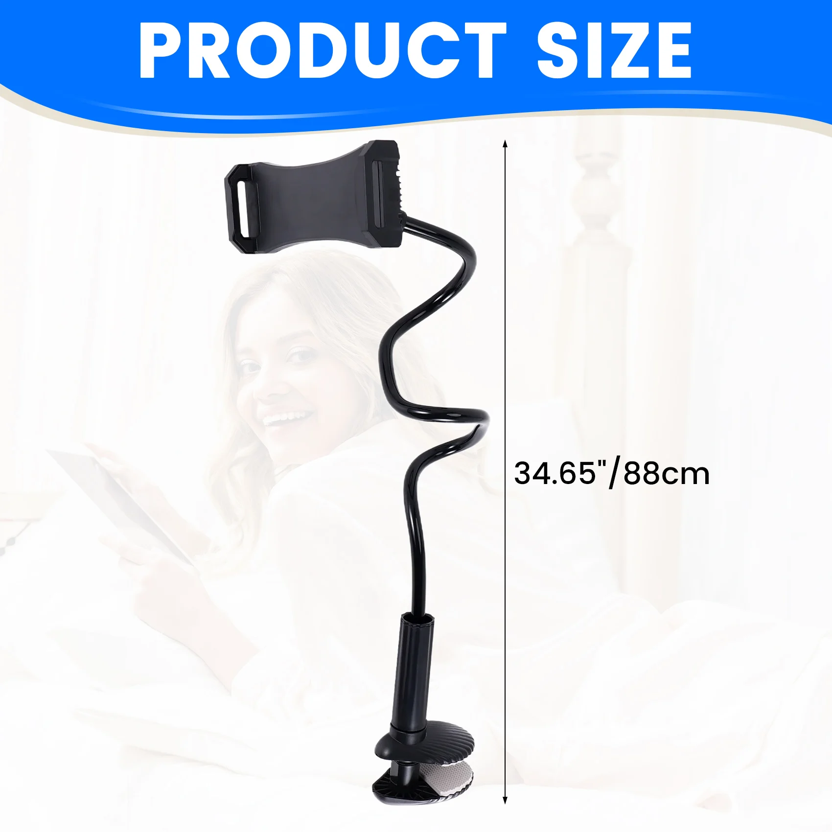 Praktischer Universal-Handyhalter, flexibler Arm, 360-Grad-Halterung, Clip, Schwanenhals, Tablet-Halter, verstellbarer Tablet-Halter