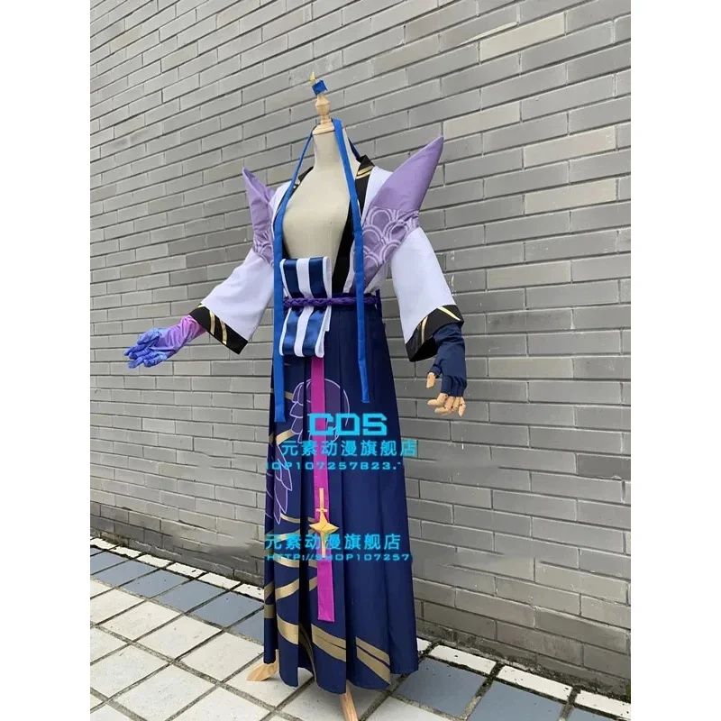 

az15LOL The Unforgotten Косплей Костюм LOL Yone Spirit Blossom Серебряная коса Длинный парик для женщин и мужчин Хэллоуин