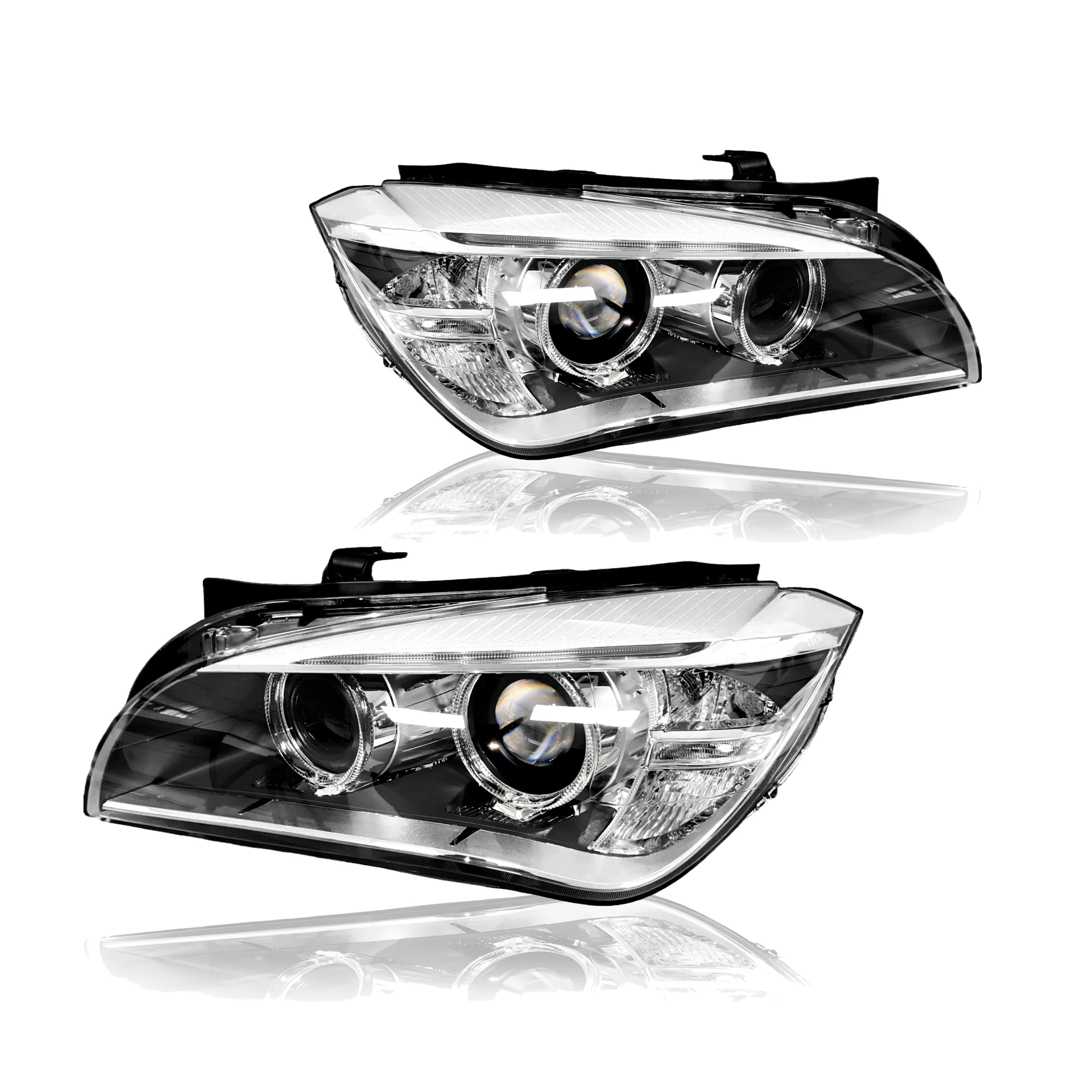 Car Styling Head Lamp For BMW X1 E84 Headlights 2011-2015 New LED Headlight Angel Eye DRL Hid Bi Xenon