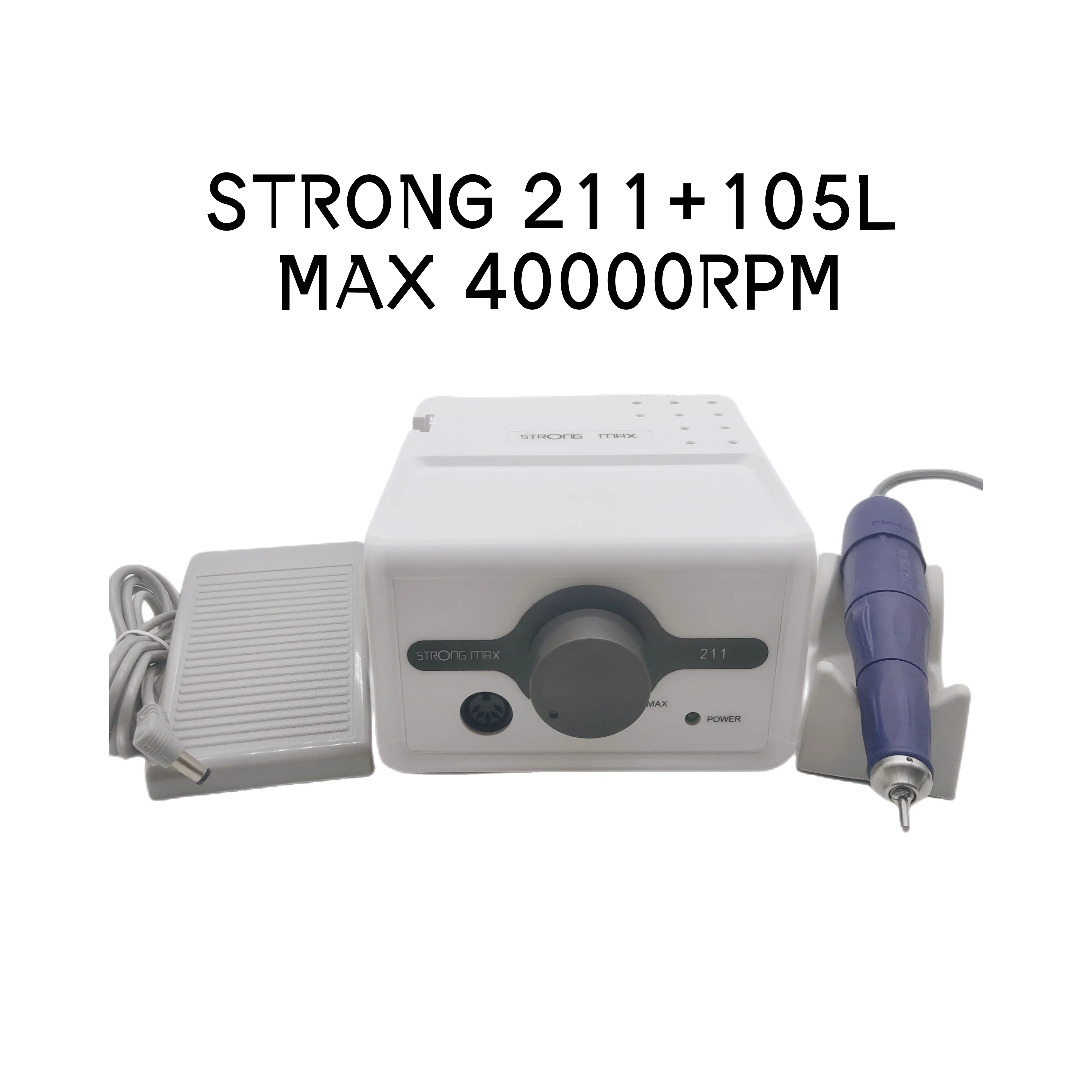 65W Strong Max 211 Electric Nail Drill 35K Strong 105L Handle Nail Enhancement And Pedicure Machine Professional Nail Device