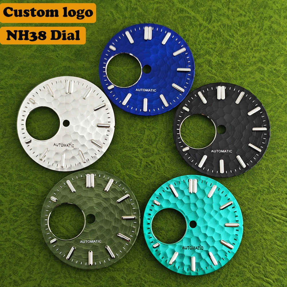 

NH38 Dial 28.5mm New NH38 Dial for Men's Watch Custom Logo Suitable for NH38 Movement Watch Repair Accessories Tool