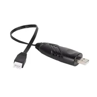 10pcs 7.4V 2000mA XH-3P USB Charger 2S Balance Li-ion Battery Charger for Electric RC Car Toys Aircraft XH3P USB Cable Charger
