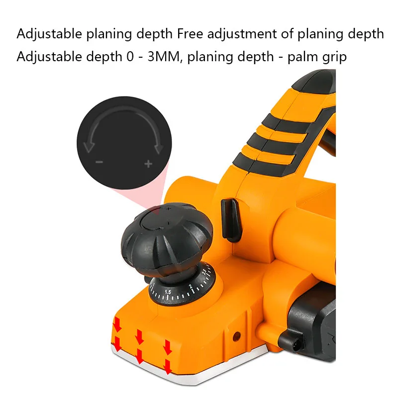 Pialla elettrica multifunzionale flip pack per uso domestico piccola pialla portatile pialla elettrica pialla pressa pialla tagliere