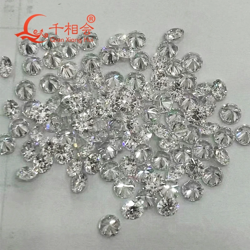 CVD FG color 0.1ct to 0.8ct 3mm -6mm  VS clarity 3EX round white lab grown diamond loose stone pass presidium 3 tester pen NGIC