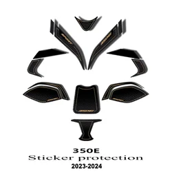 For Zontes 350E 2024 2023 3D Sticker Protection Kit Motorcycle Accessories Decorative Decal Anti-Scratch Sticker 350E Zontes