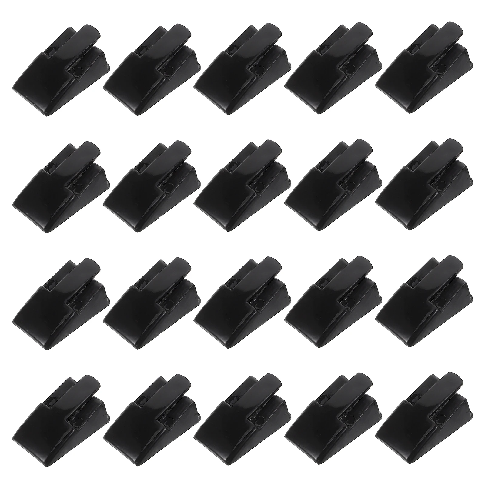 

20Pcs Minimalist Plastic Ring Holder Display Stand Compact Jewelry Organizer for Countertop Wedding Ring Showcase Retail and