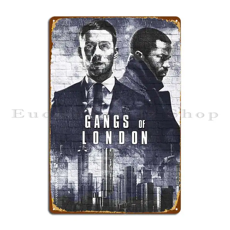 Gangs Of London Metal Plaque Painting Rusty Personalized Sign Wall Decor Tin Sign Poster