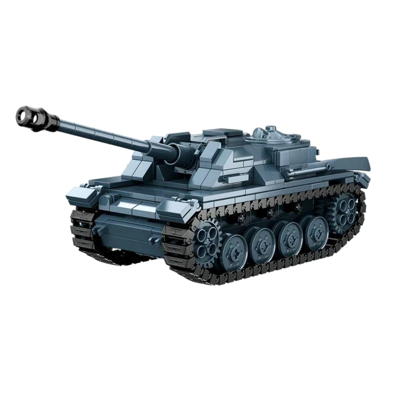 Military Army Soldiers World War Tank Armored Vehicle Model Assemble Building Blocks Bricks DIY Toys Gift image 6